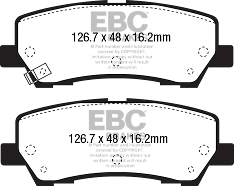 Remblokset EBC Brakes DP33043C