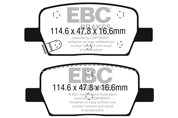 Remblokset EBC Brakes DP43064R