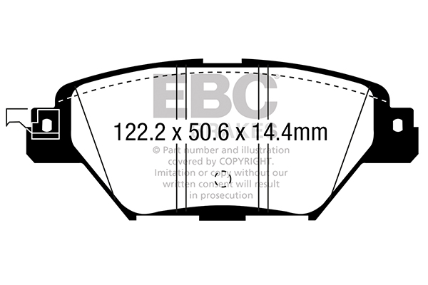 Remblokset EBC Brakes DP63083