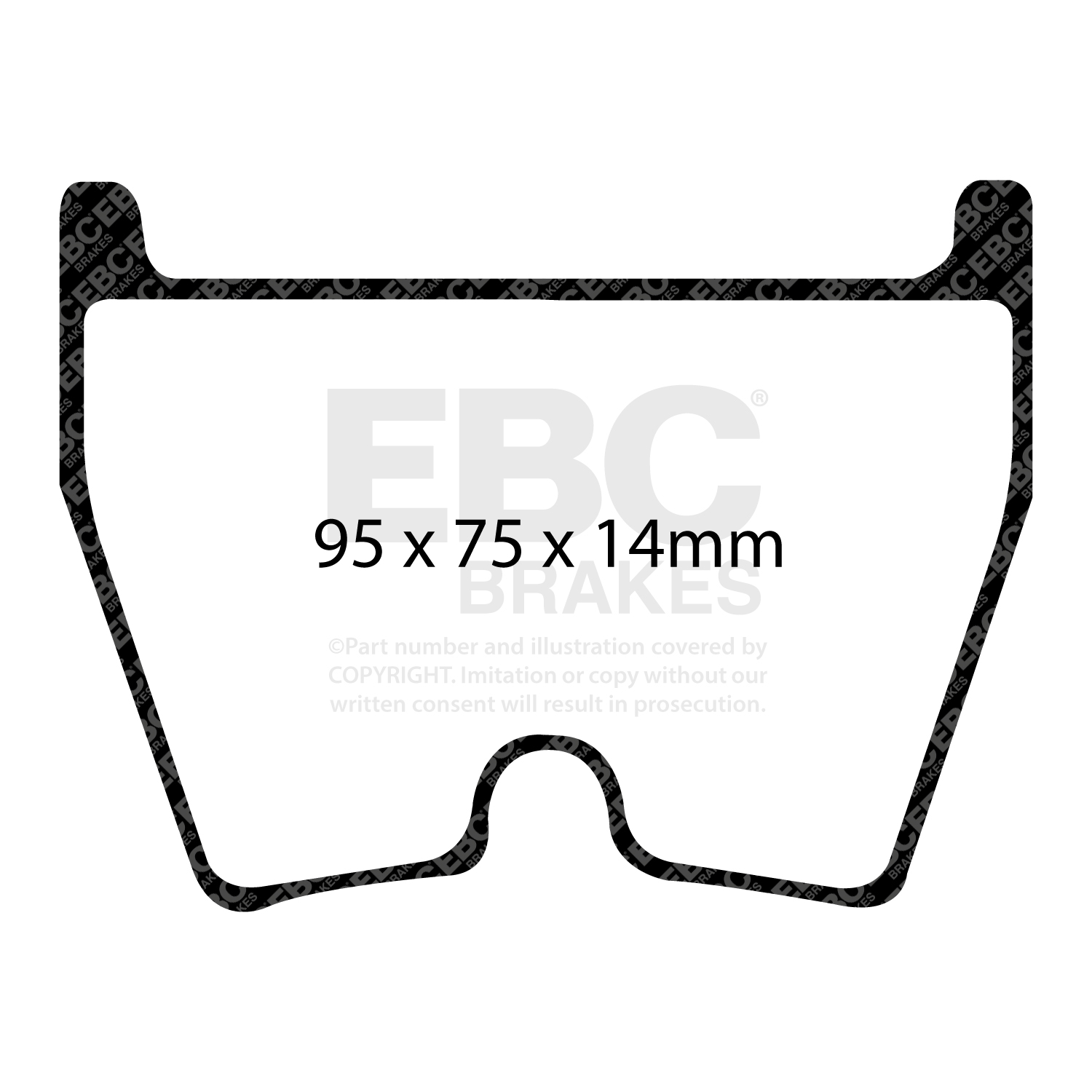 Remblokset EBC Brakes DP41513/2R