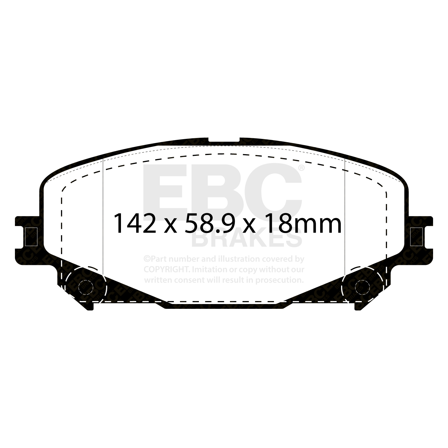 Remblokset EBC Brakes DP42382R