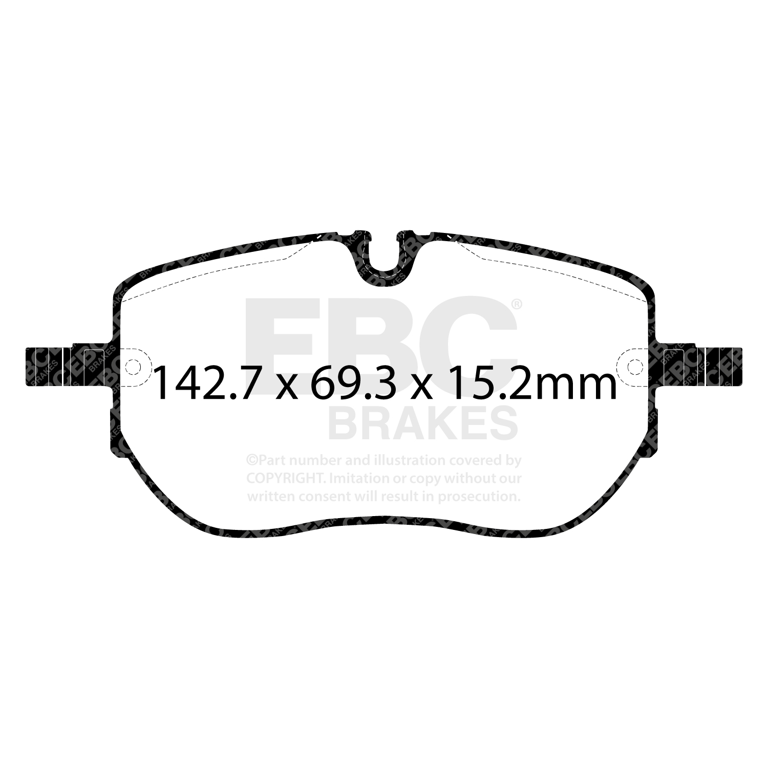 Remblokset EBC Brakes DPX2451