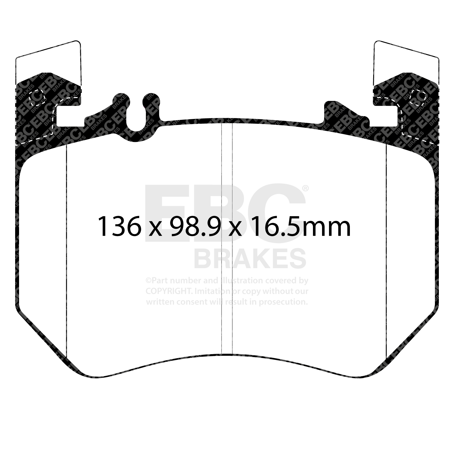 Remblokset EBC Brakes DP42490R