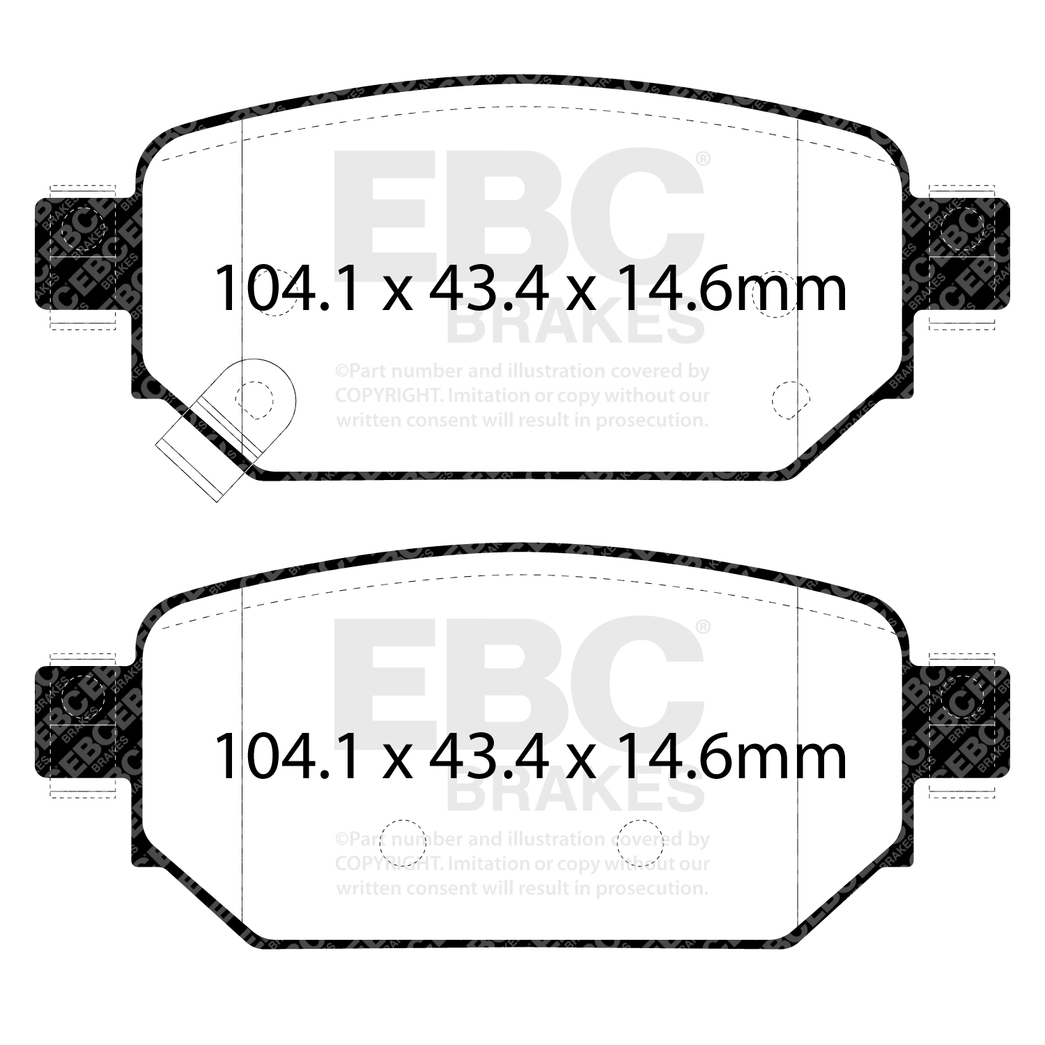 Remblokset EBC Brakes DP43081R