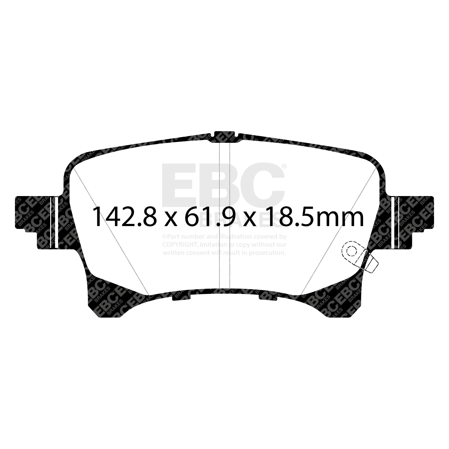 Remblokset EBC Brakes DPX3093