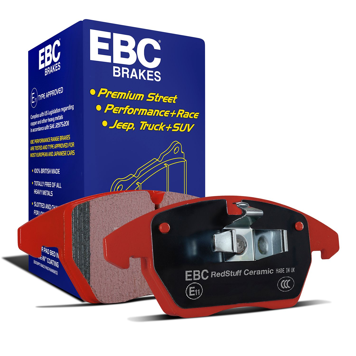 Remblokkenset, schijfrem EBC Brakes DP3188C