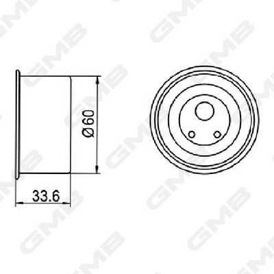 GMB Spanrol distributieriem GT10060
