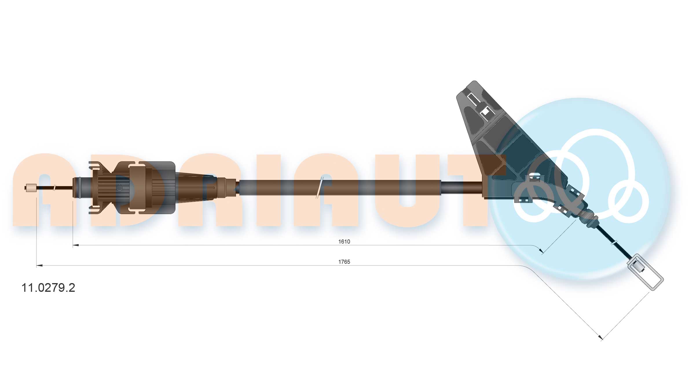 Handremkabel Adriauto 11.0279.2