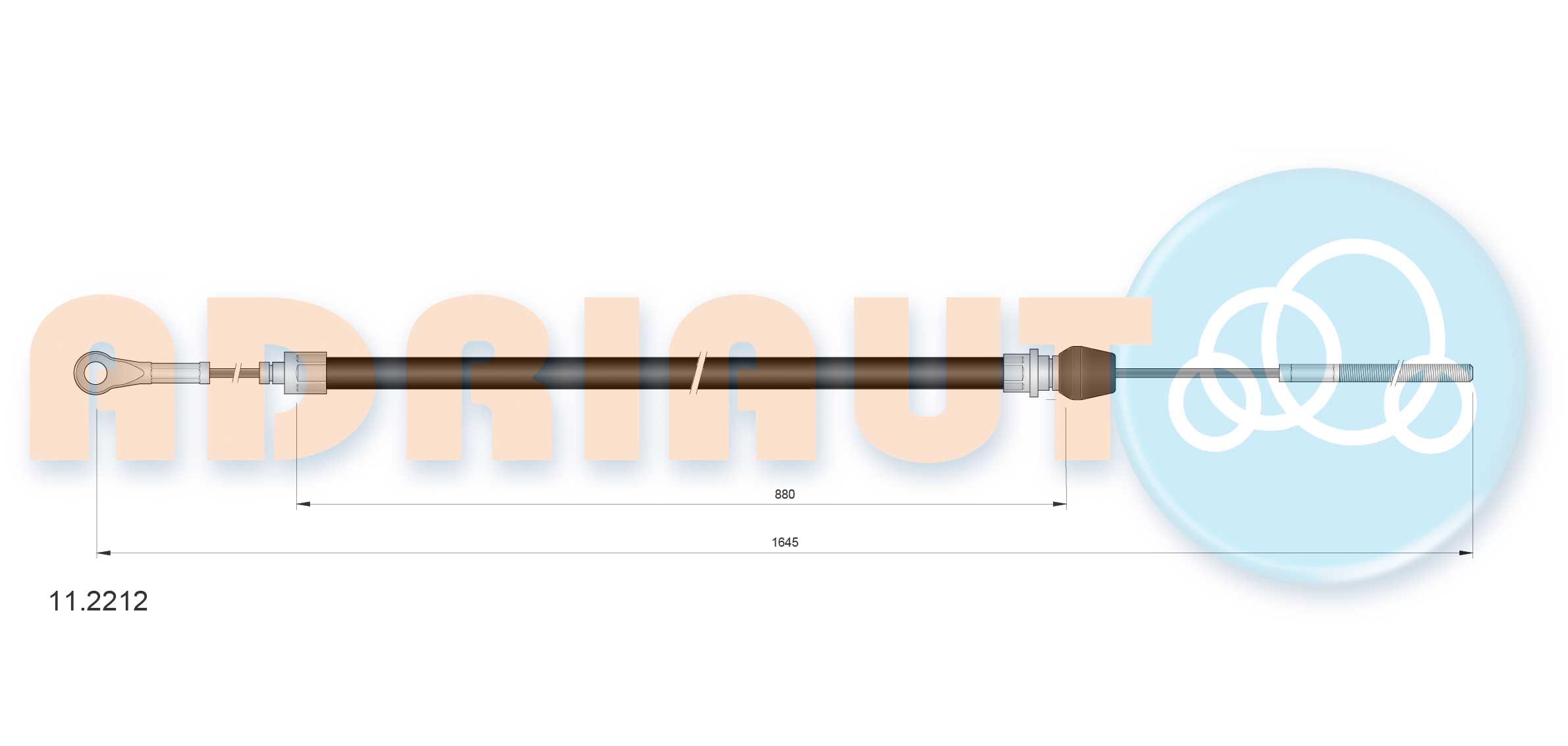 Handremkabel Adriauto 11.2212