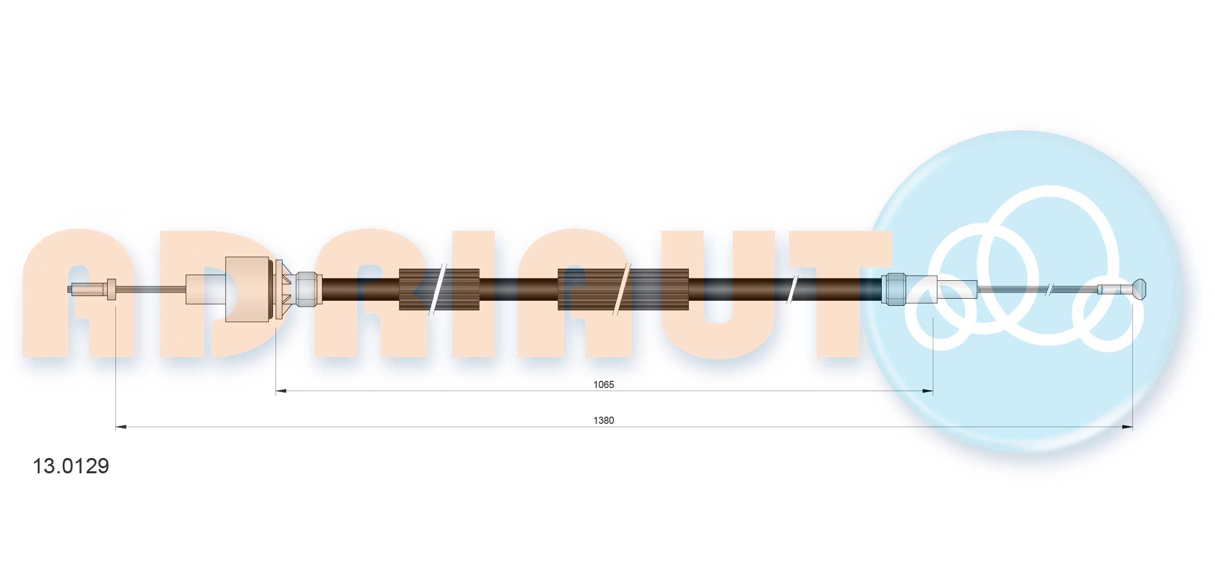 Koppelingskabel Adriauto 13.0129