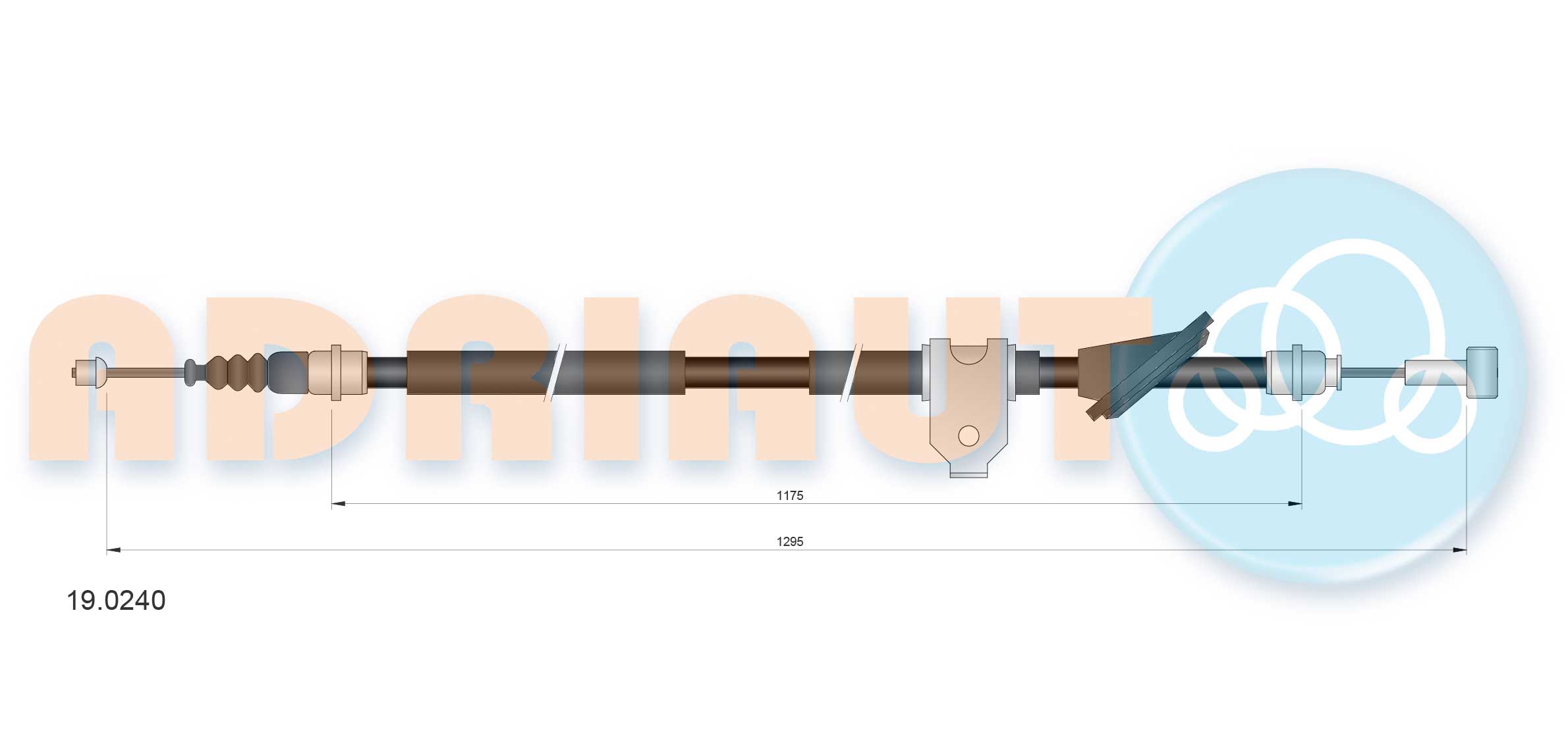 Handremkabel Adriauto 19.0240