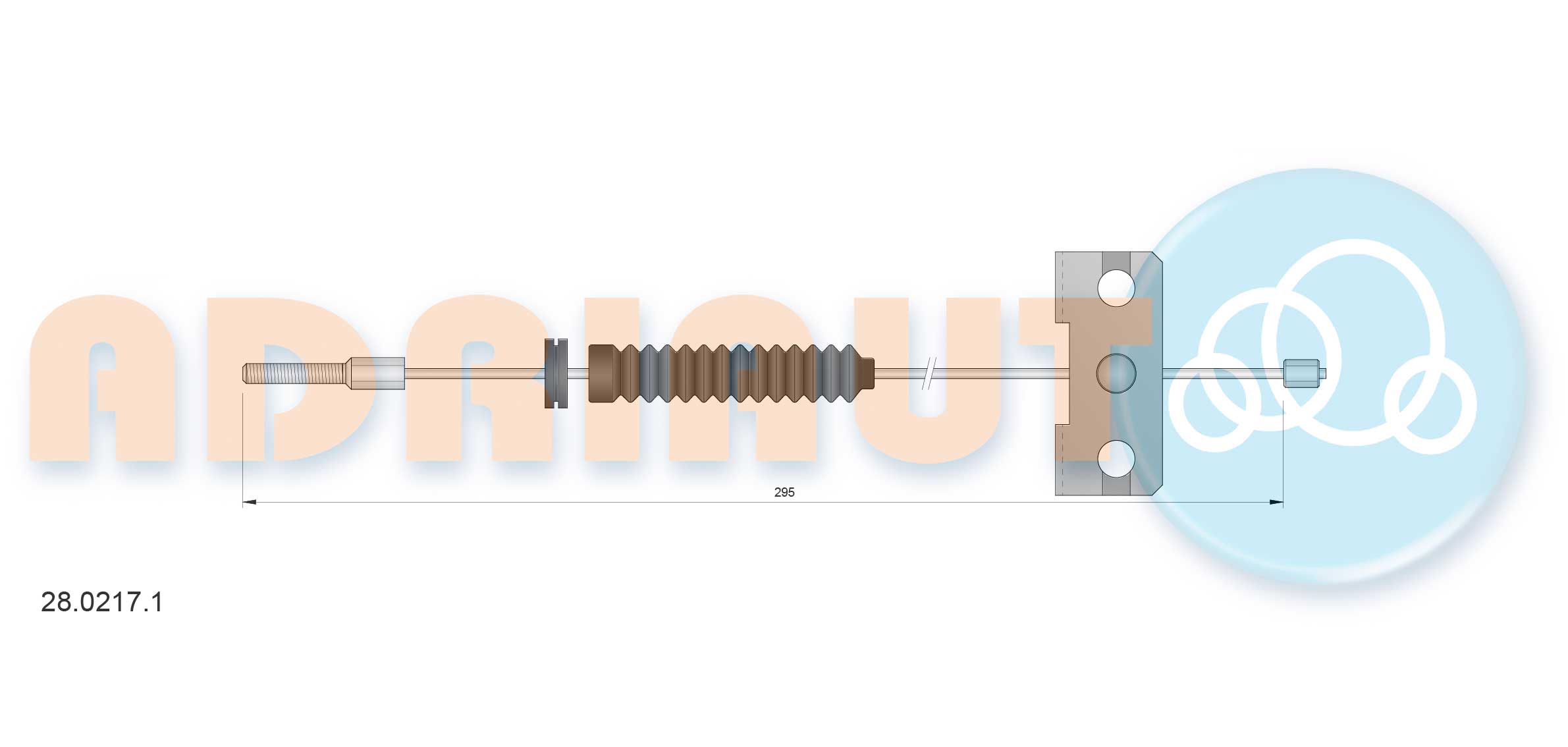 Handremkabel Adriauto 28.0217.1
