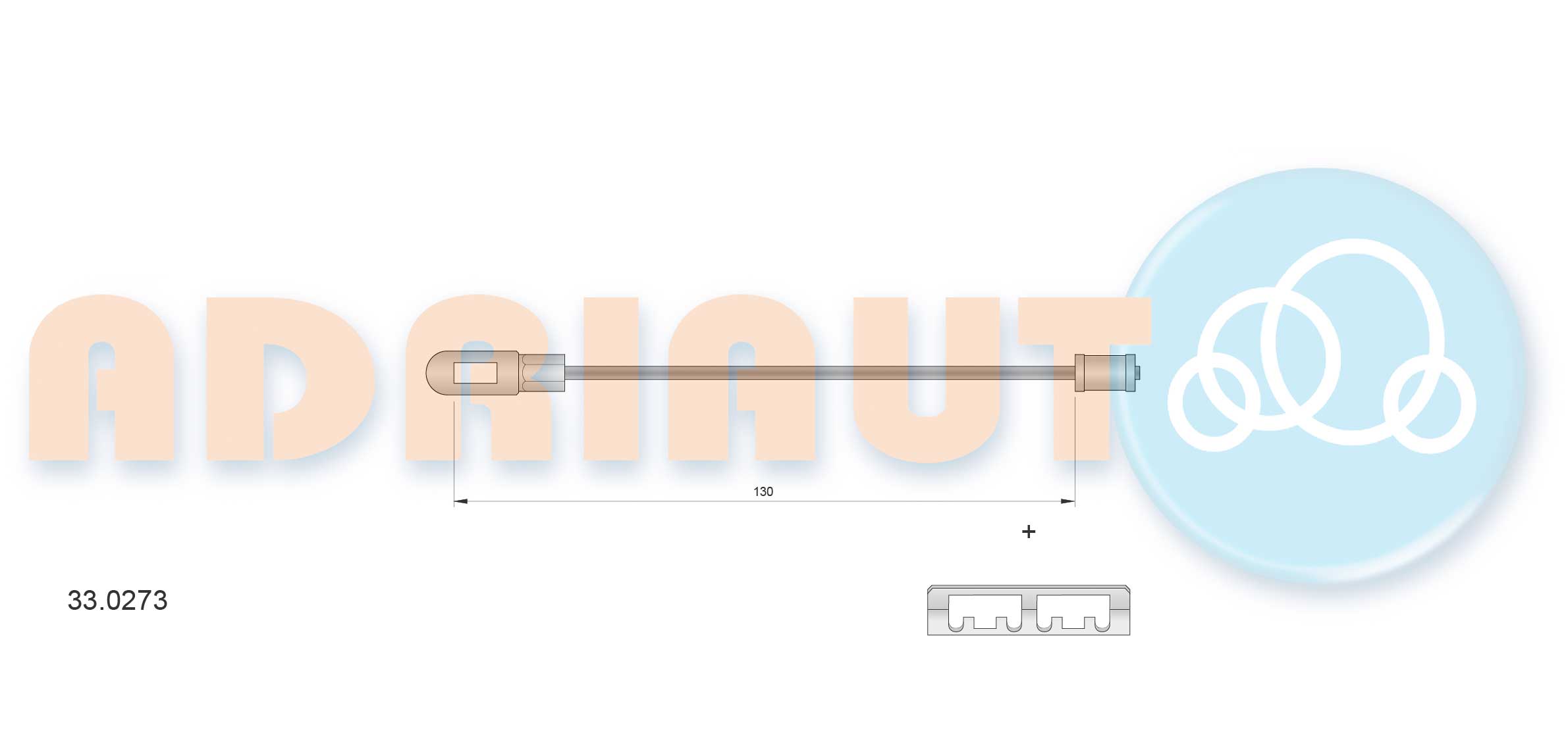 Handremkabel Adriauto 33.0273