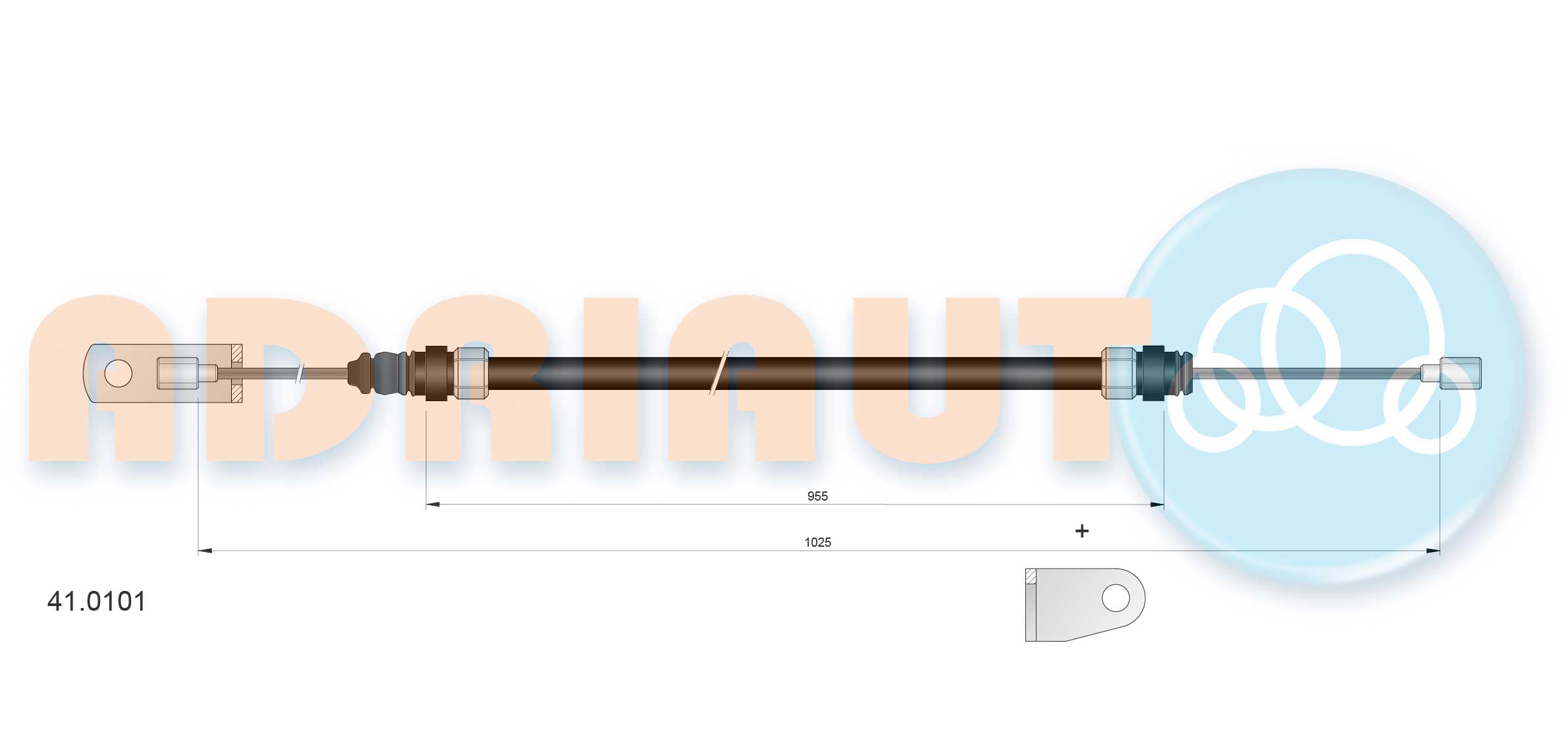 Koppelingskabel Adriauto 41.0101