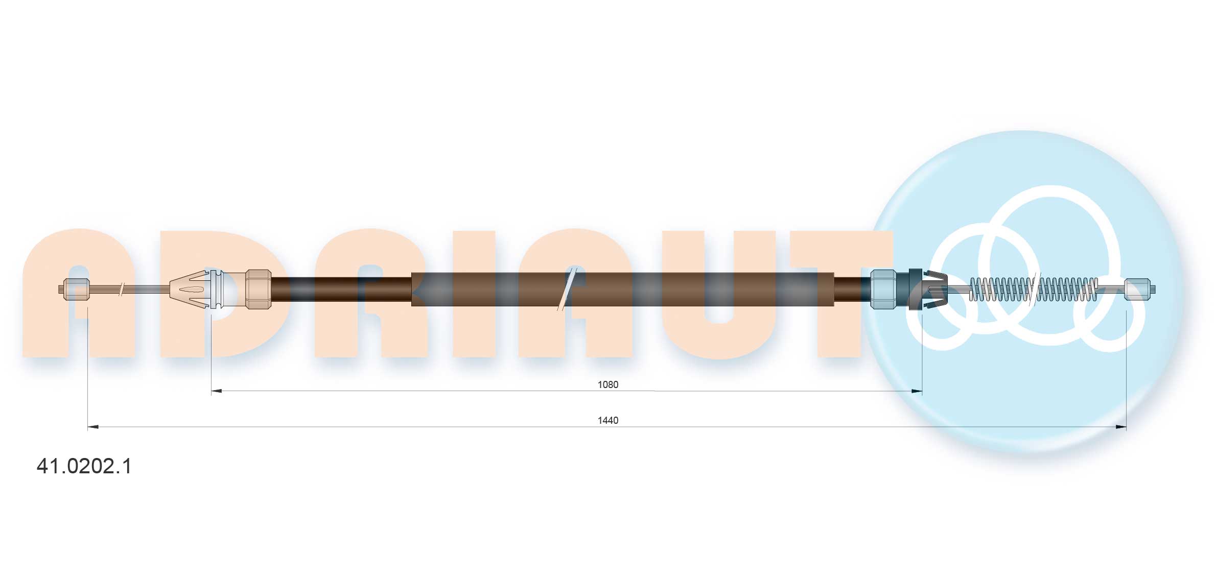 Handremkabel Adriauto 41.0202.1
