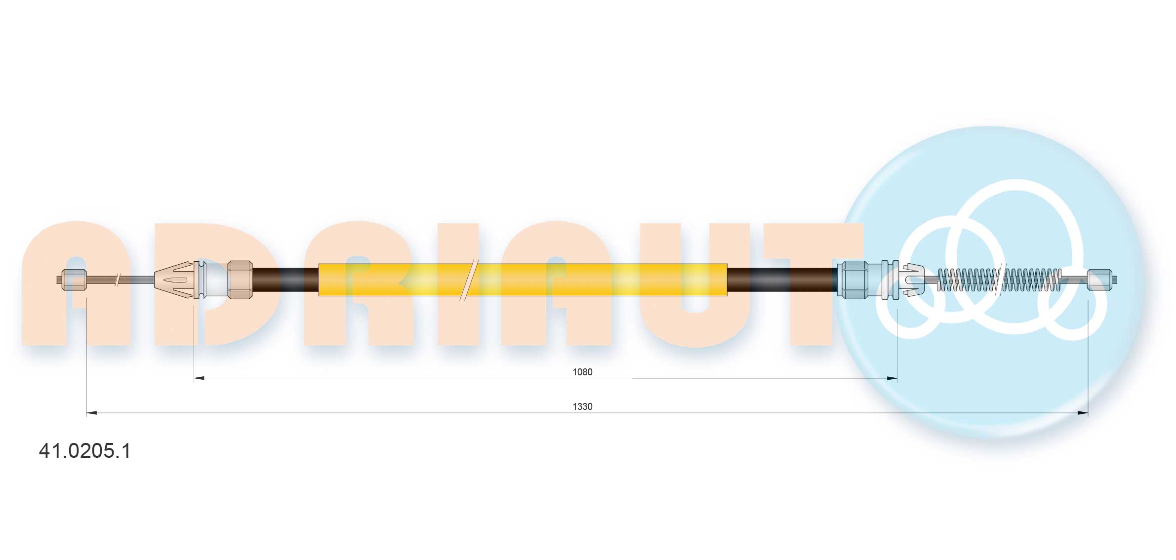 Handremkabel Adriauto 41.0205.1