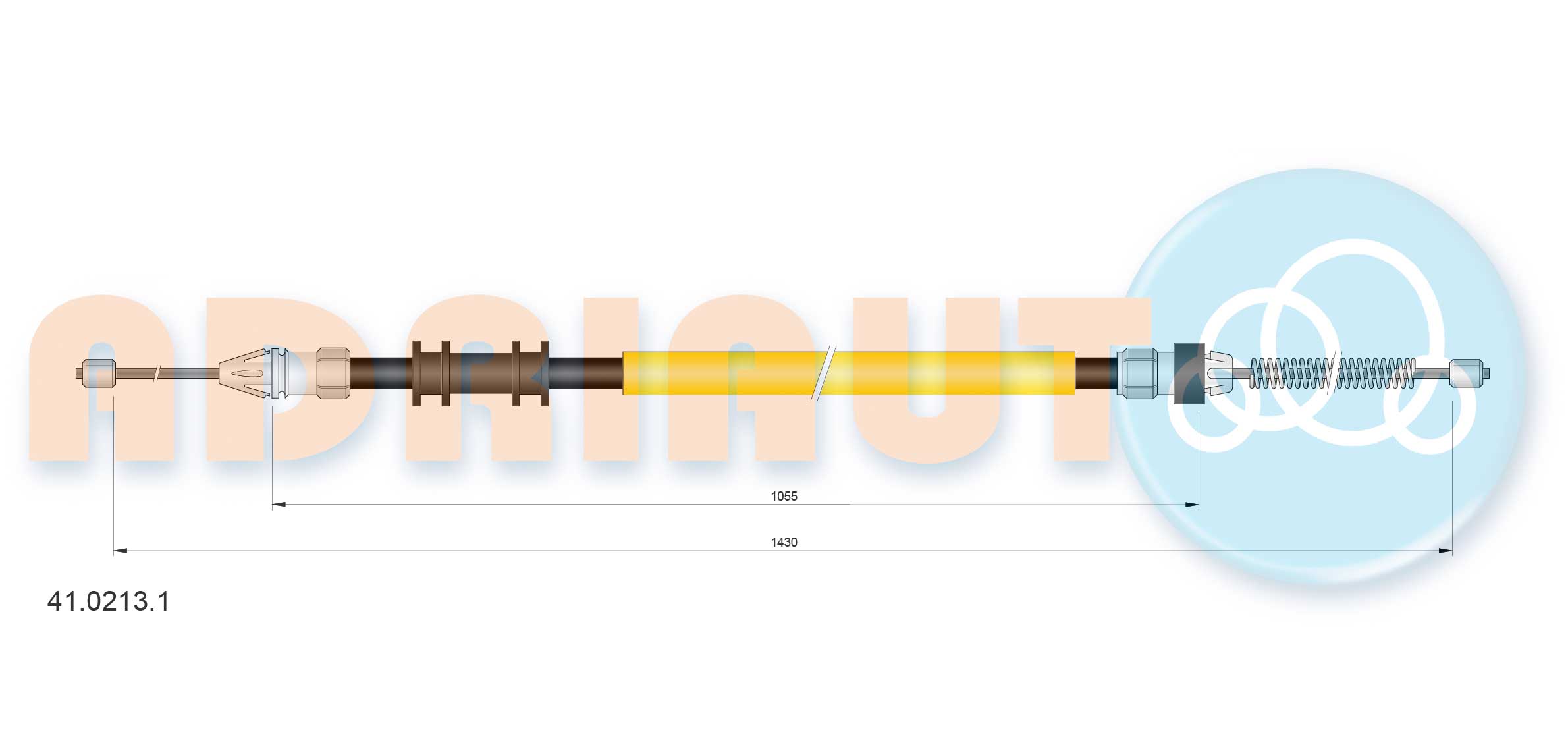 Handremkabel Adriauto 41.0213.1