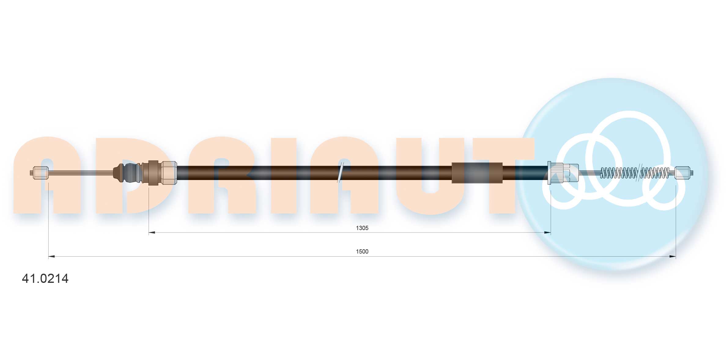 Handremkabel Adriauto 41.0214