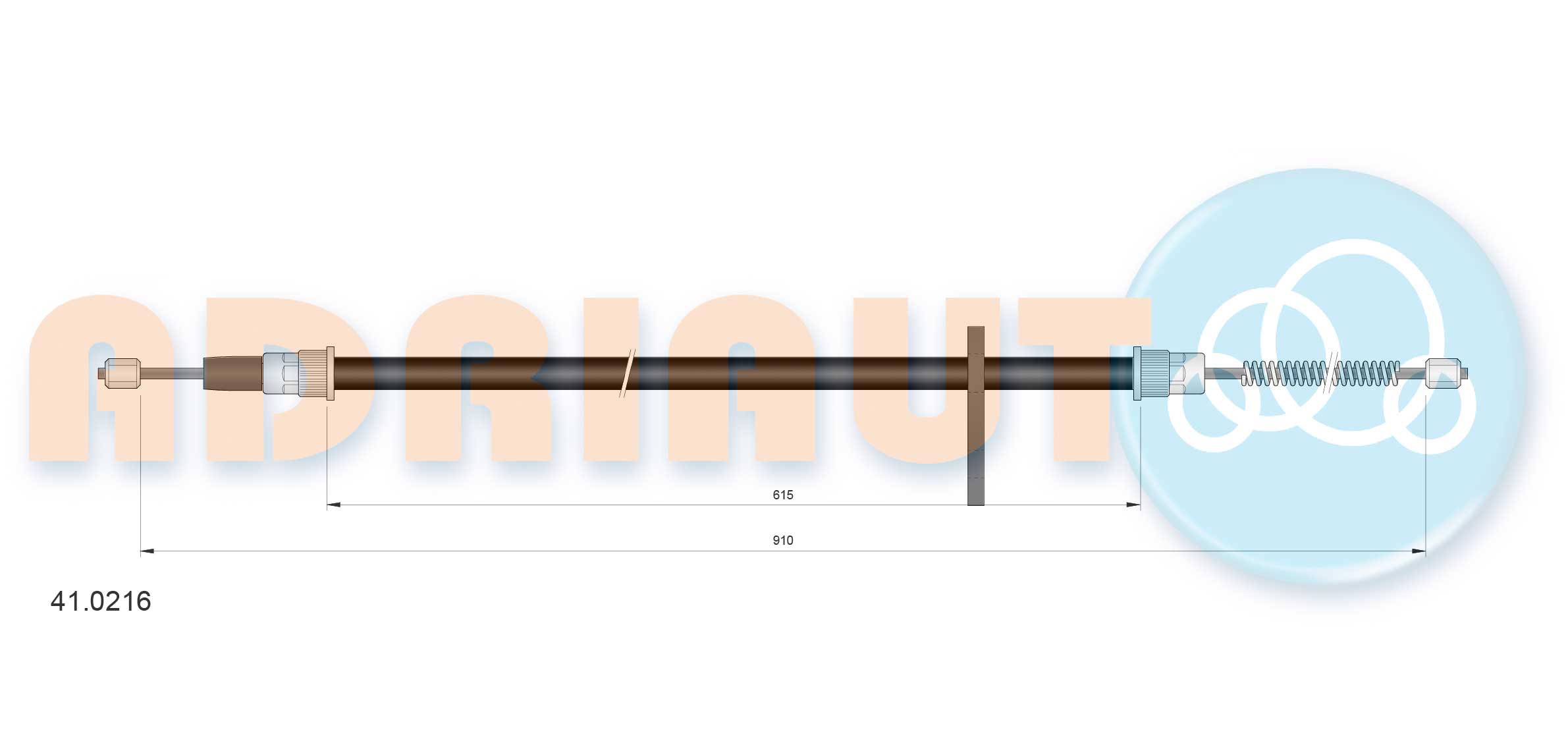 Handremkabel Adriauto 41.0216