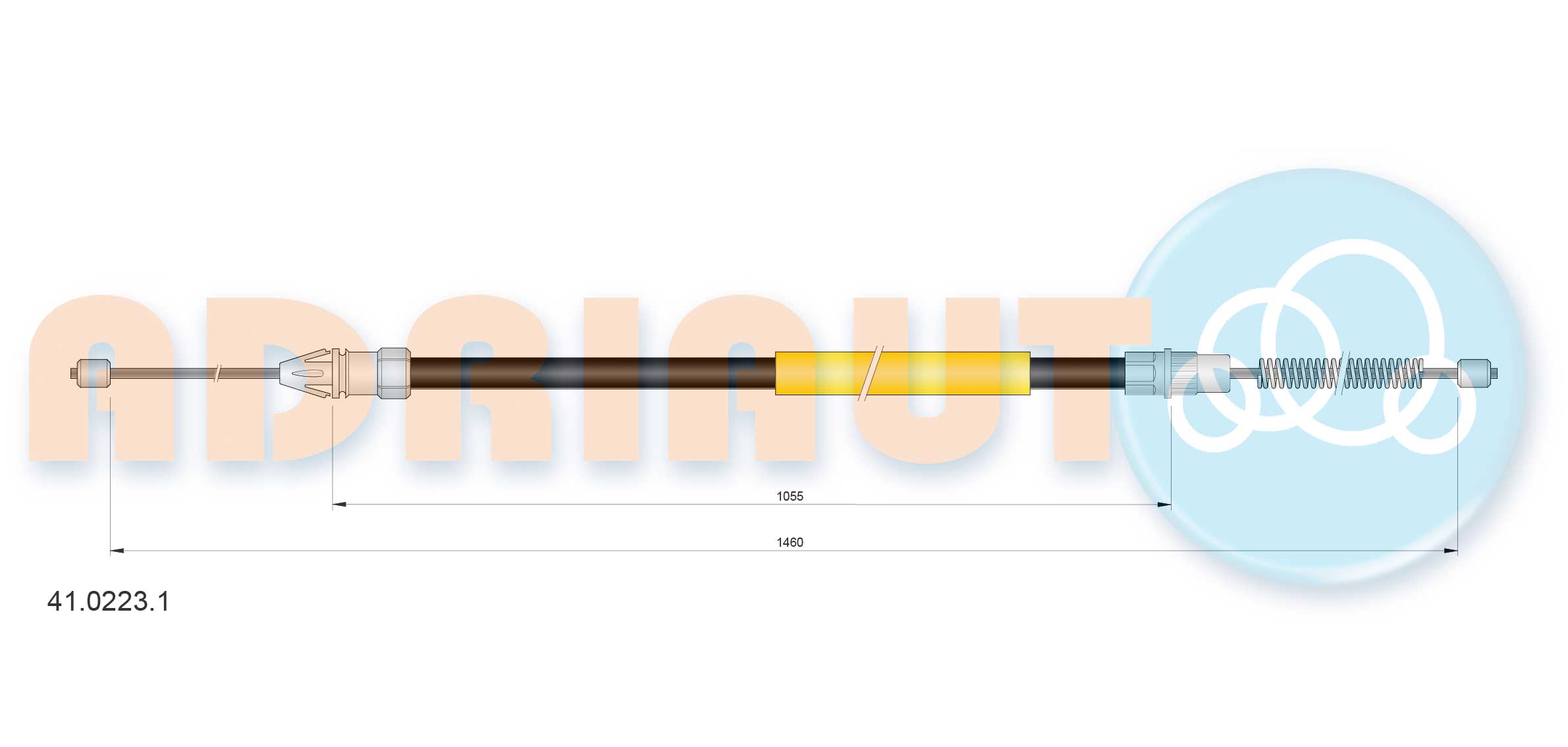 Handremkabel Adriauto 41.0223.1