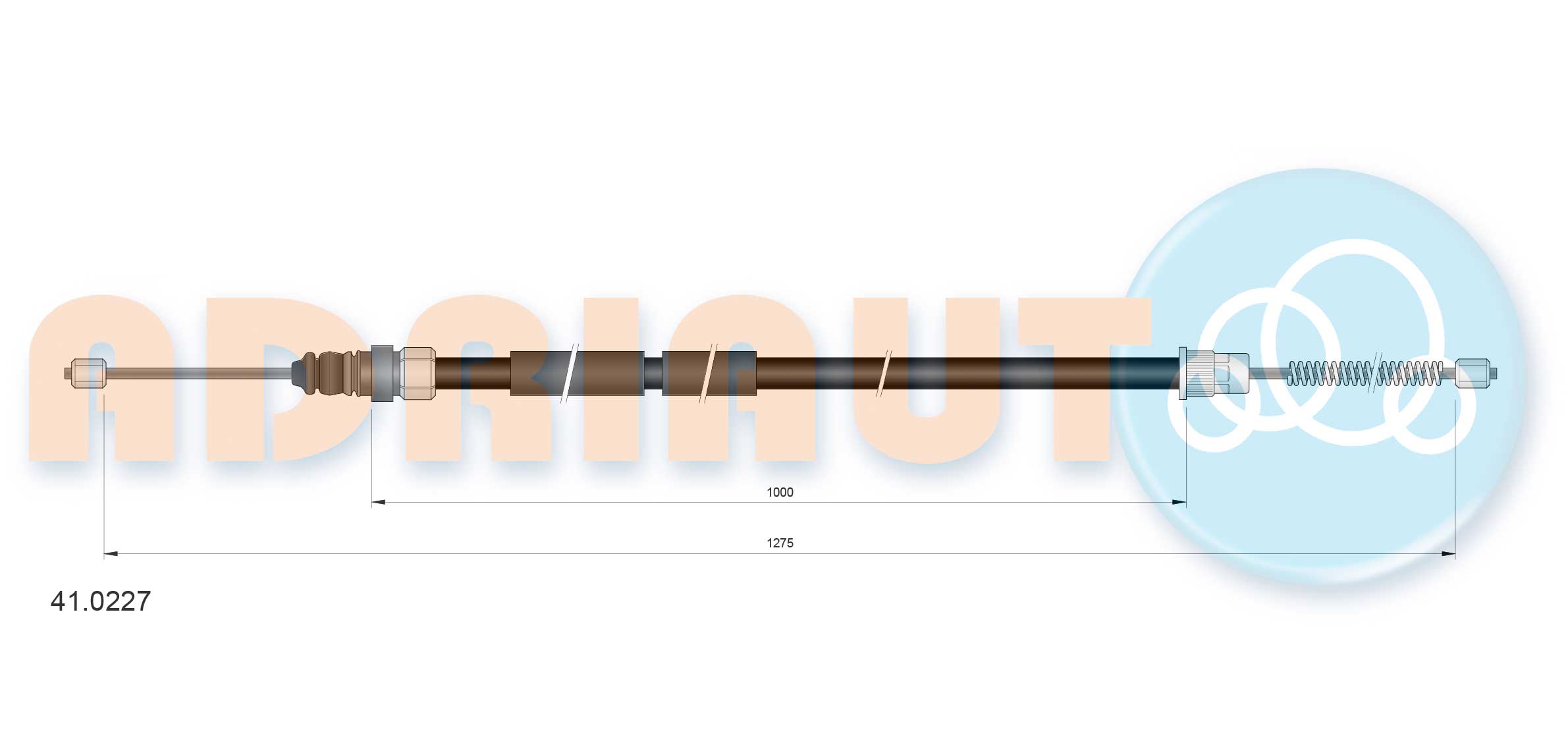 Handremkabel Adriauto 41.0227