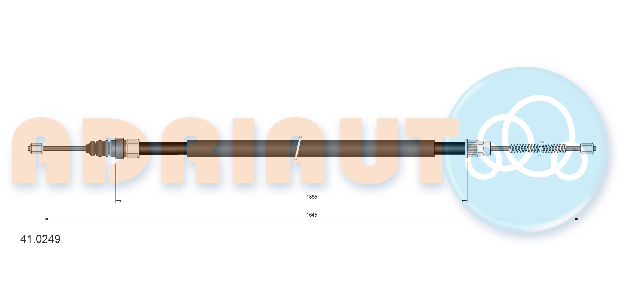 Handremkabel Adriauto 41.0249