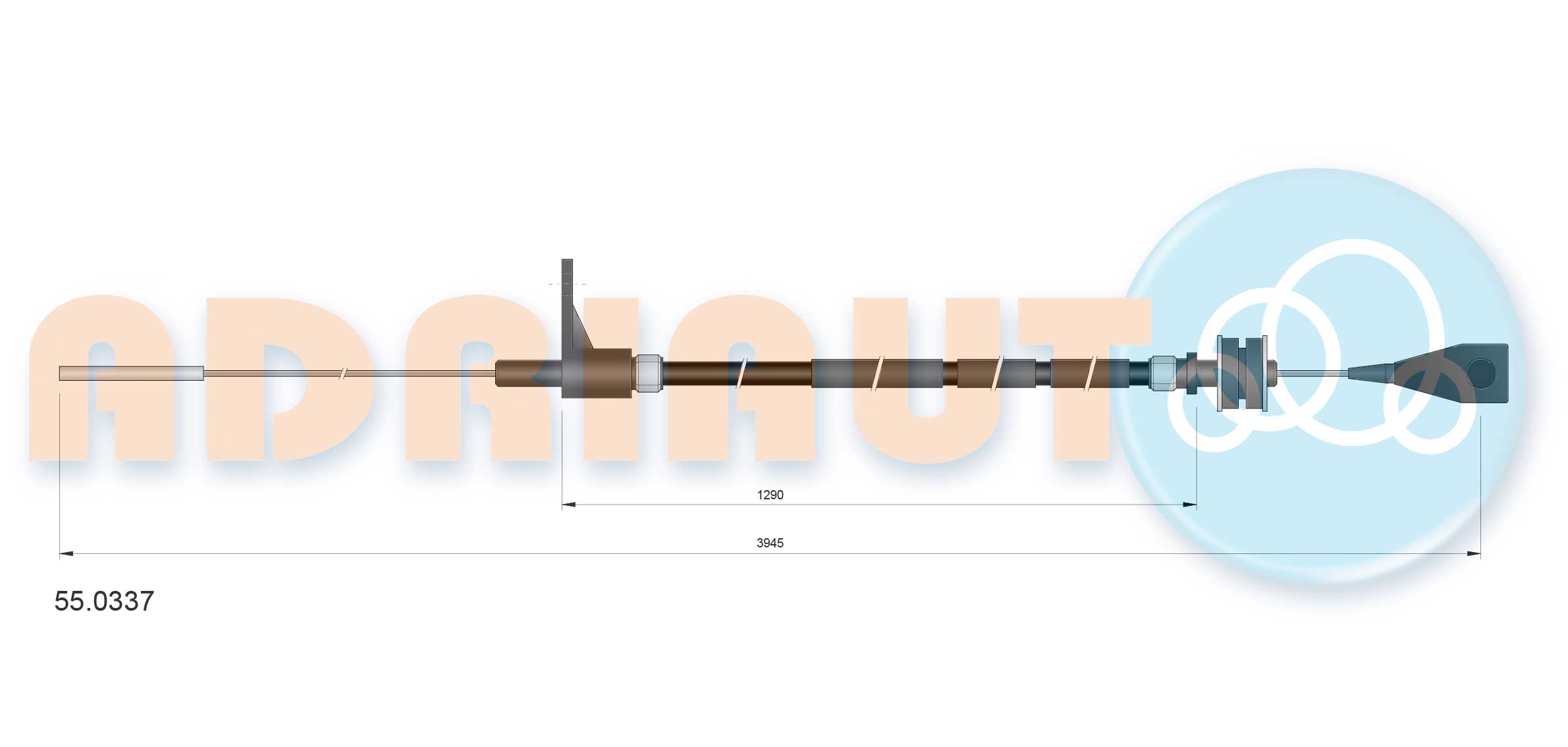Gaskabel Adriauto 55.0337