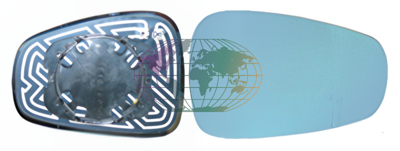 Buitenspiegelglas Bodermann 0433064