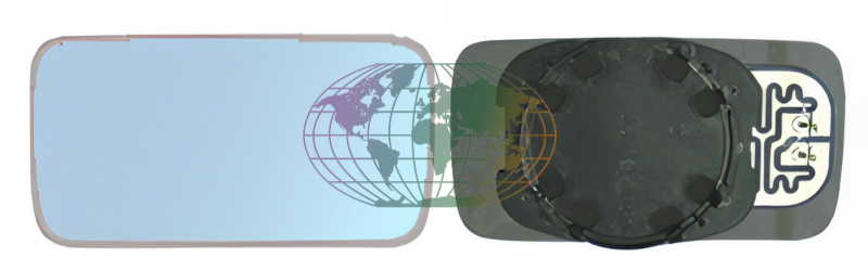 Buitenspiegelglas Bodermann 0442067