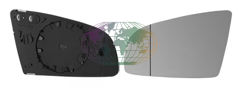 Buitenspiegelglas Bodermann 0829064