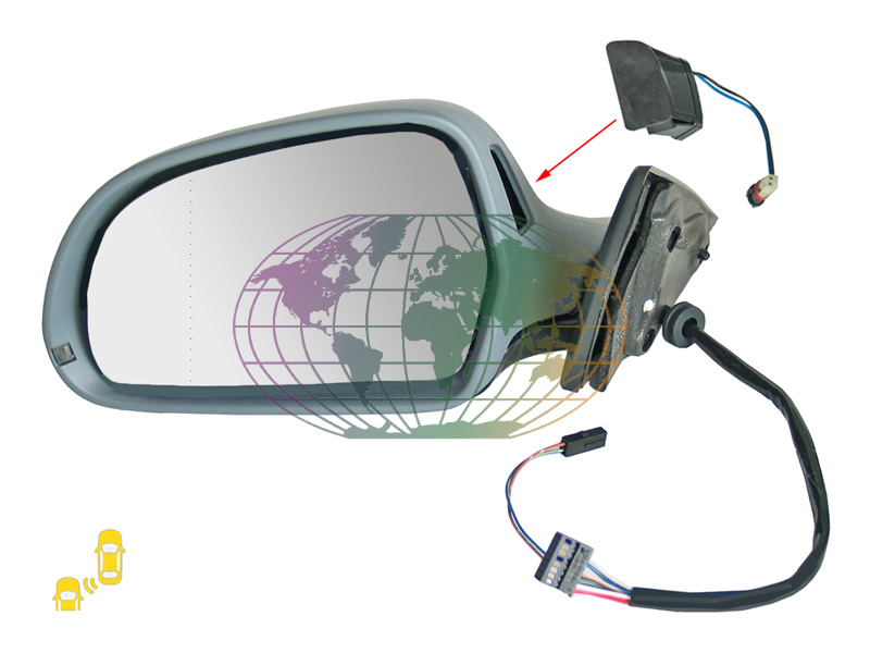 Buitenspiegel Bodermann 0851082