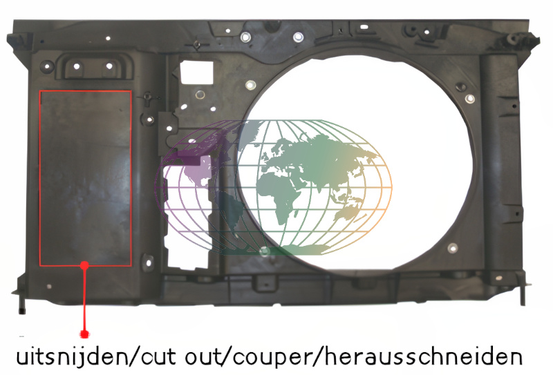 Voorpaneel deel Bodermann 2034600