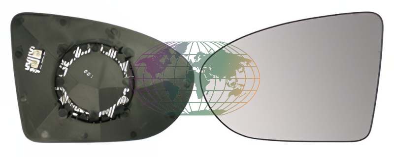Buitenspiegelglas Bodermann 2440064