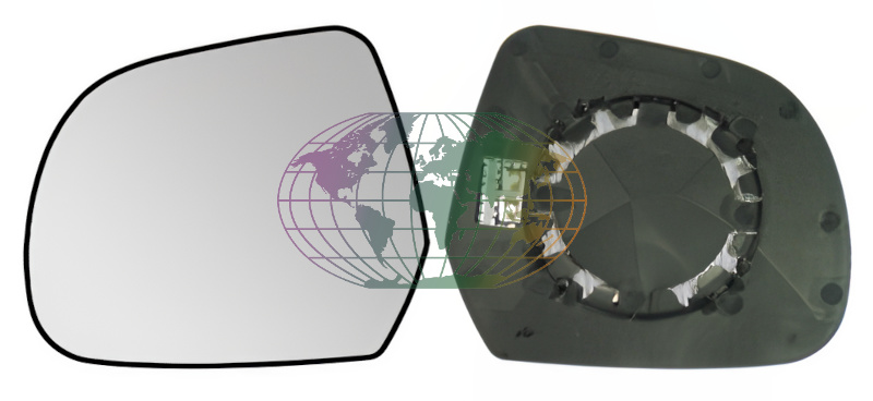 Buitenspiegelglas Bodermann 2490064