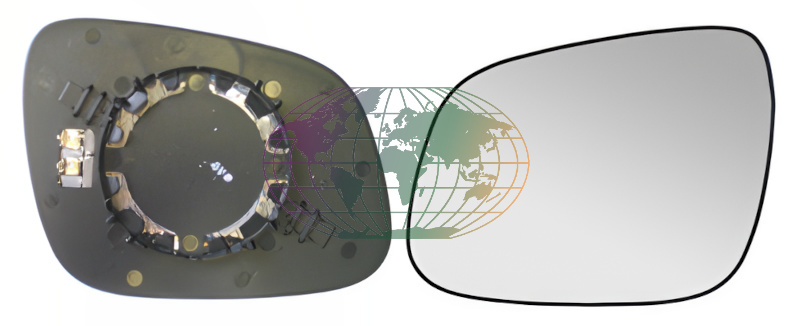 Buitenspiegelglas Bodermann 2855066