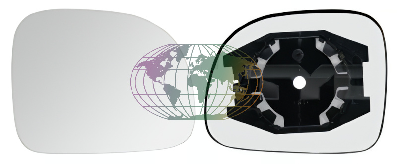 Buitenspiegelglas Bodermann 3253063