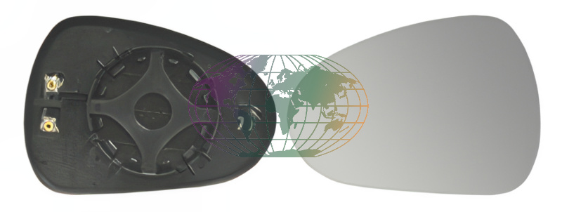 Buitenspiegelglas Bodermann 3262064