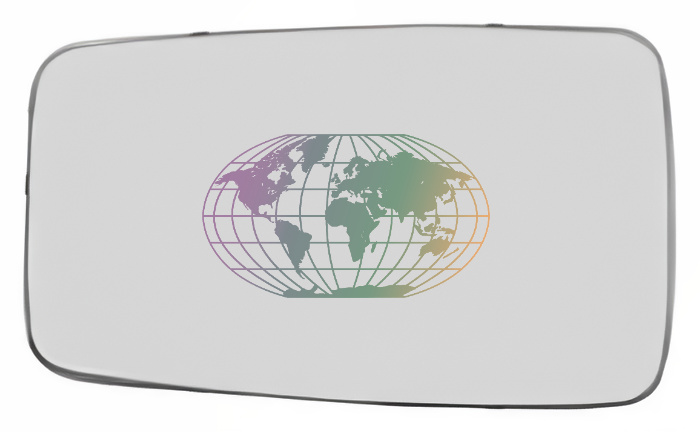 Buitenspiegelglas Bodermann 3266062