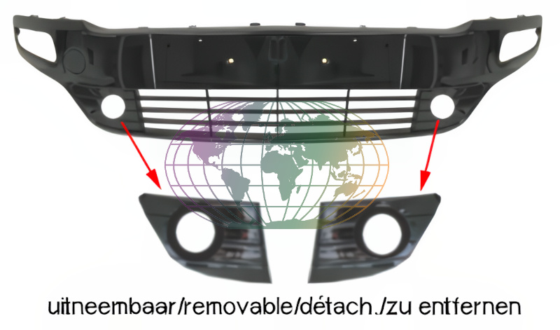Voorbumper deel Bodermann 3280145