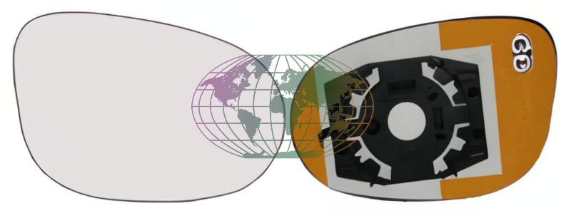 Buitenspiegelglas Bodermann 3603063