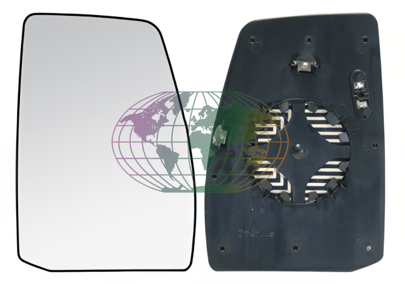 Buitenspiegelglas Bodermann 3628065