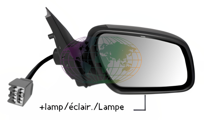 Buitenspiegel Bodermann 3674087