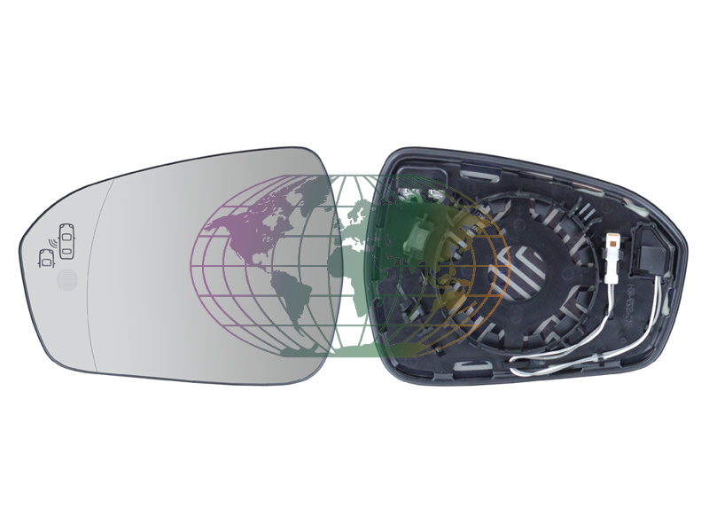 Buitenspiegelglas Bodermann 3677066