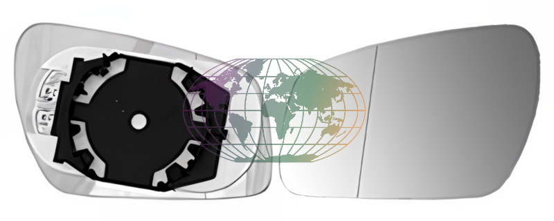 Buitenspiegelglas Bodermann 3684066