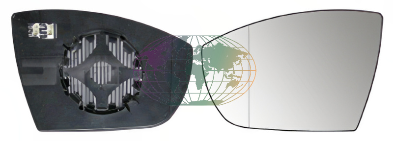 Buitenspiegelglas Bodermann 3687078