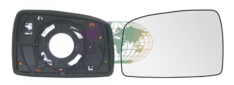 Buitenspiegelglas Bodermann 4643066