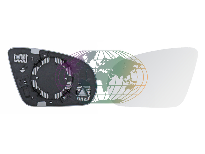 Spiegelglas, buitenspiegel Bodermann 6030062