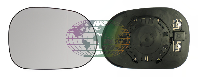 Buitenspiegelglas Bodermann 6045063