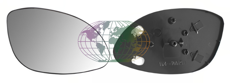 Buitenspiegelglas Bodermann 6427063