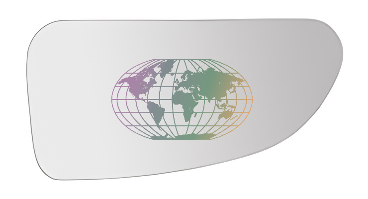 Buitenspiegelglas Bodermann 6462065